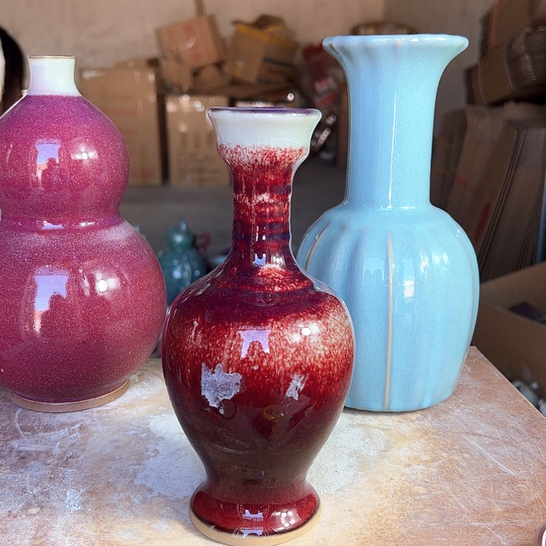 摆件郑家钧窑摆件微