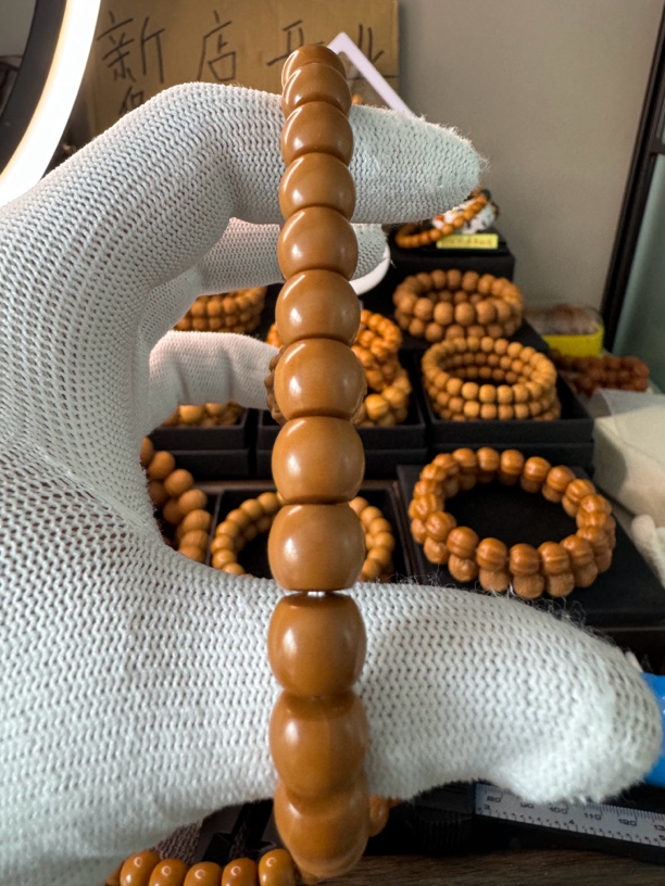 直切全品猴头手串原皮原色精工制作9.5-10尺寸带配饰