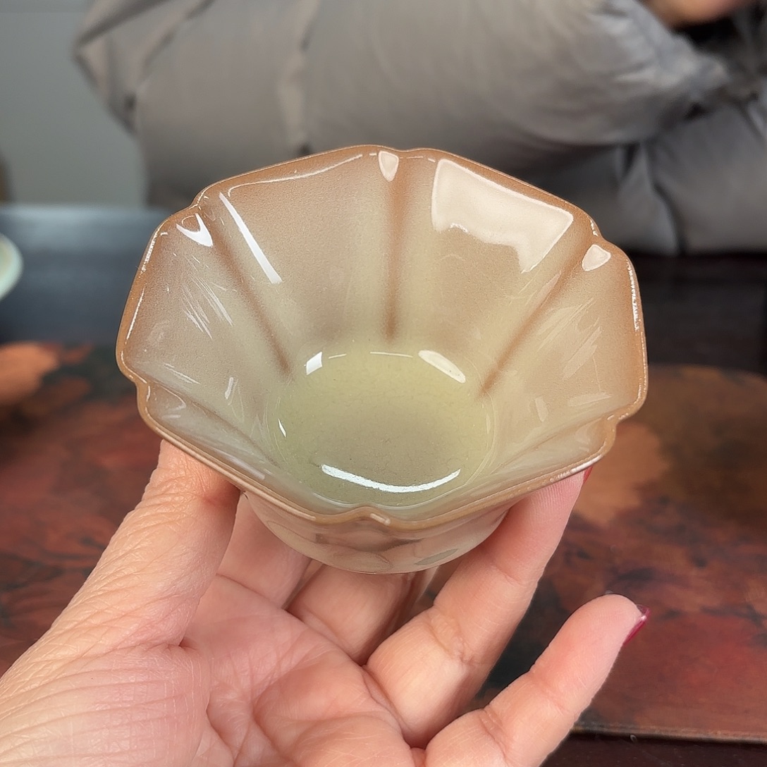 龙泉云间青瓷小米茶器