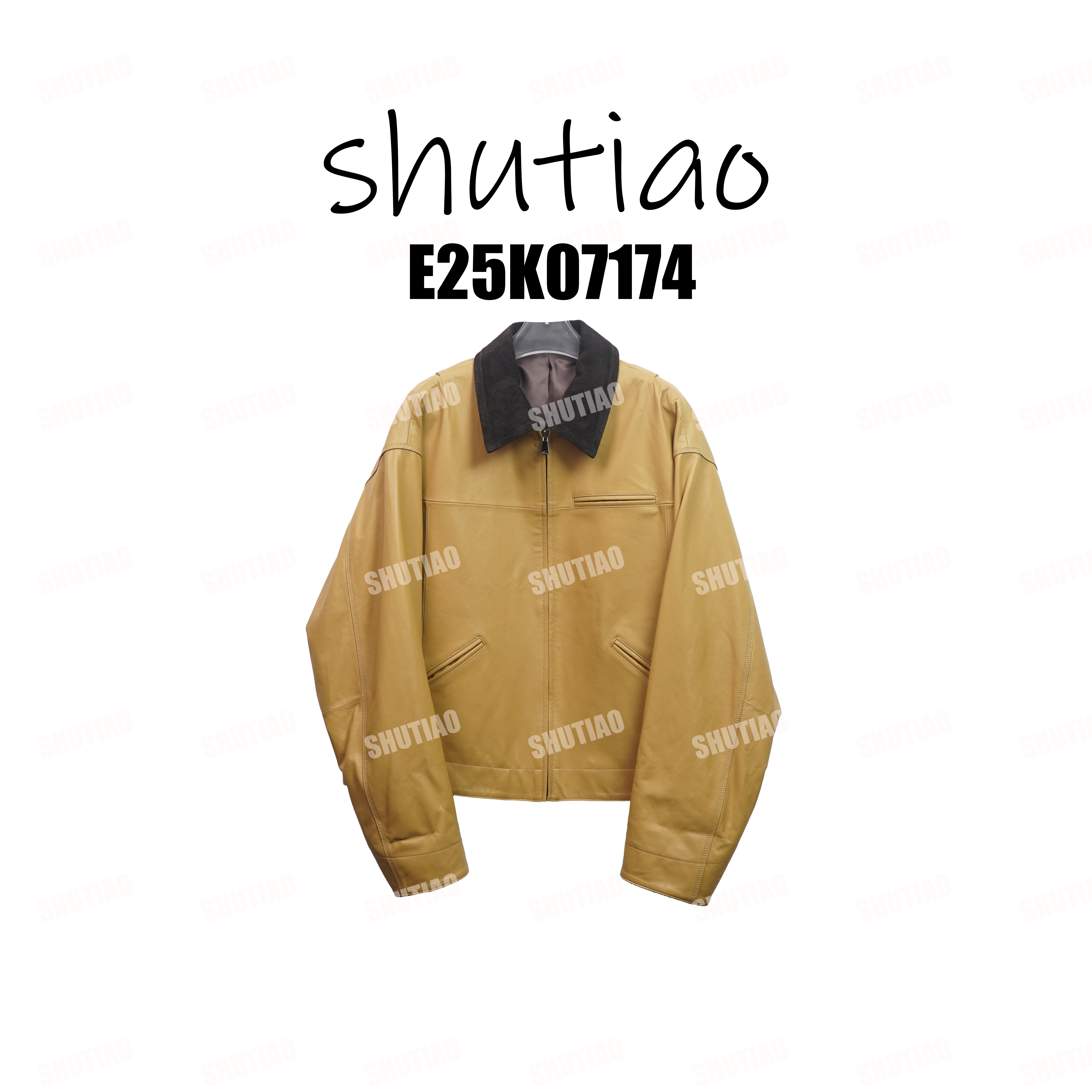 【SHUTIAO】2025秋冬：新款小众设计款外套E25K07174