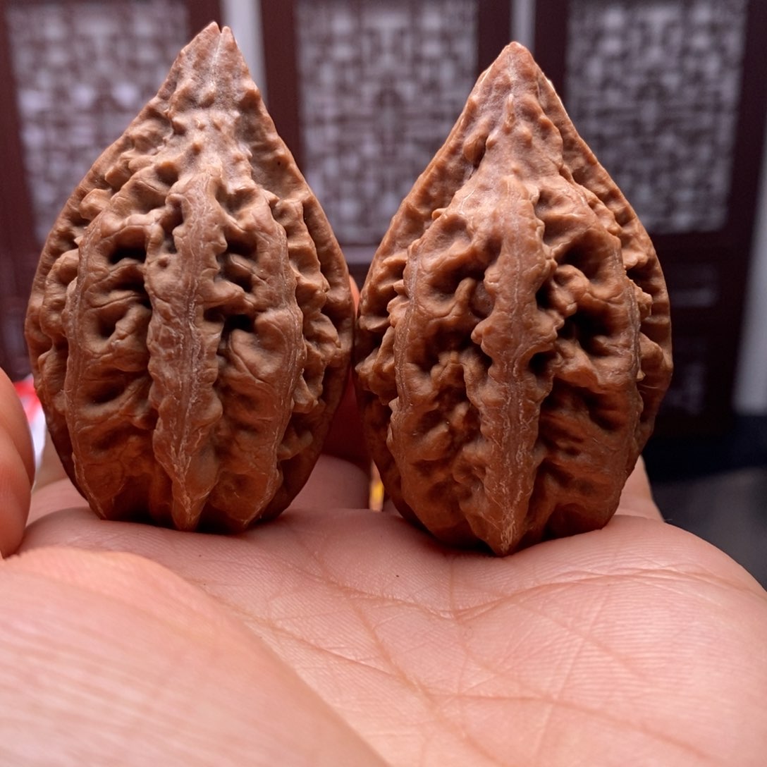 文玩核桃把件核桃70微瑕