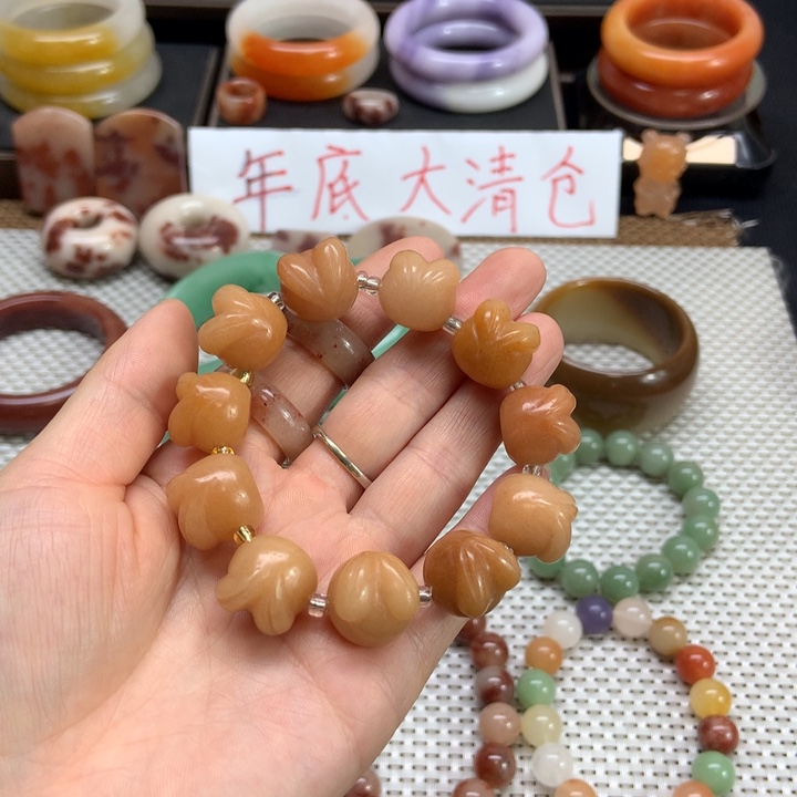 石英质玉未镶嵌手串