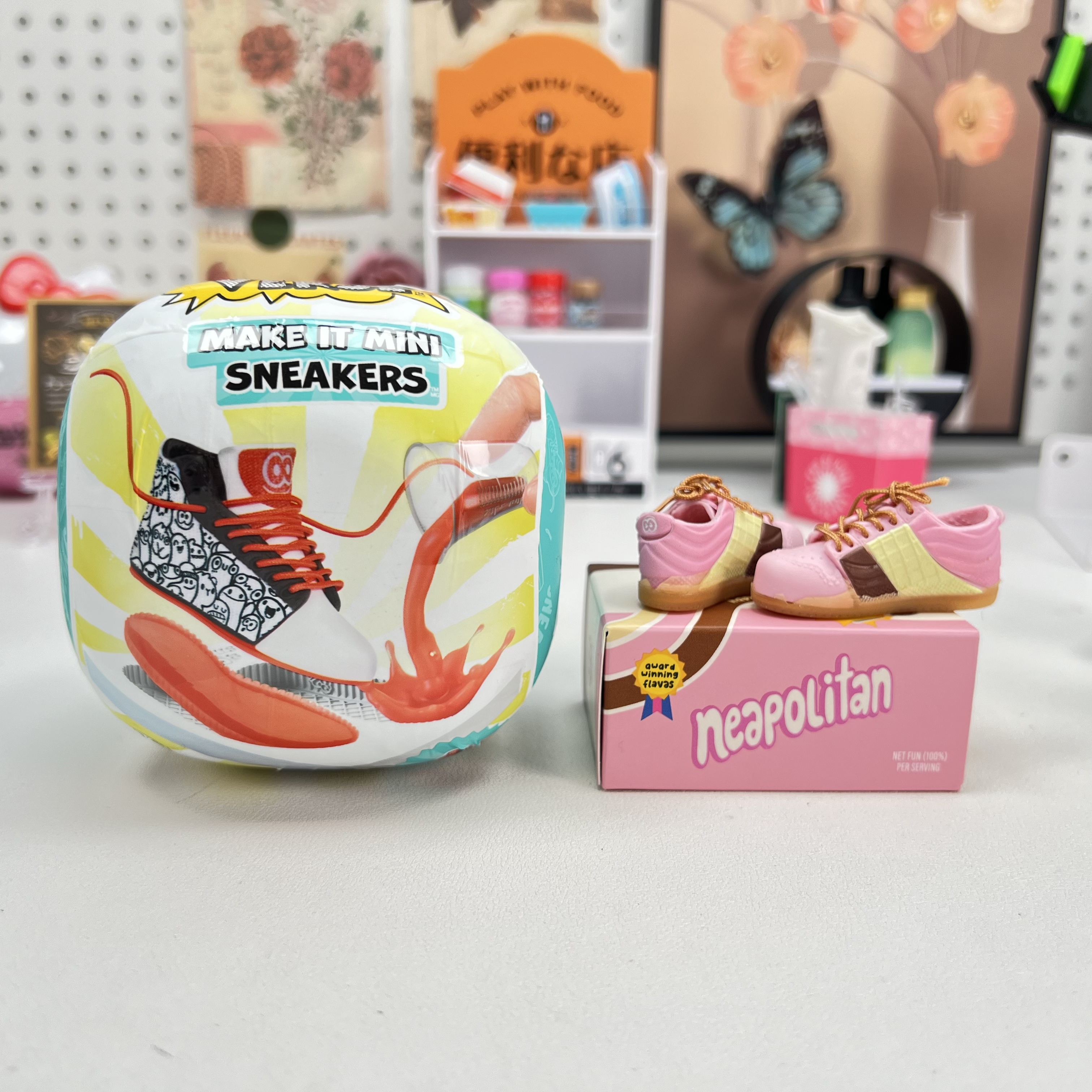 miniverse迷你球鞋迷你微缩DIY手工玩具球盲盒