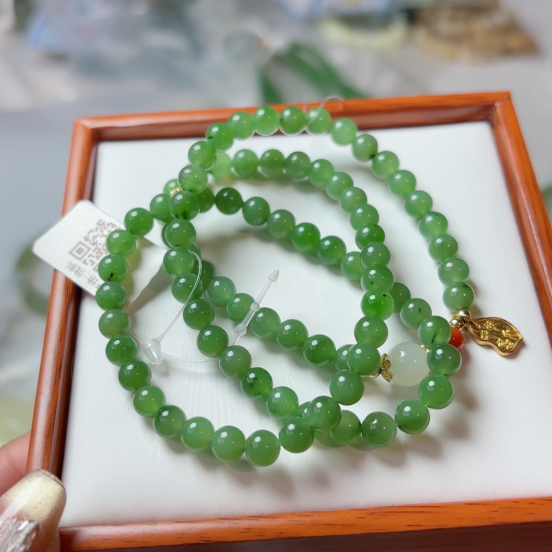 和田玉手链未镶嵌