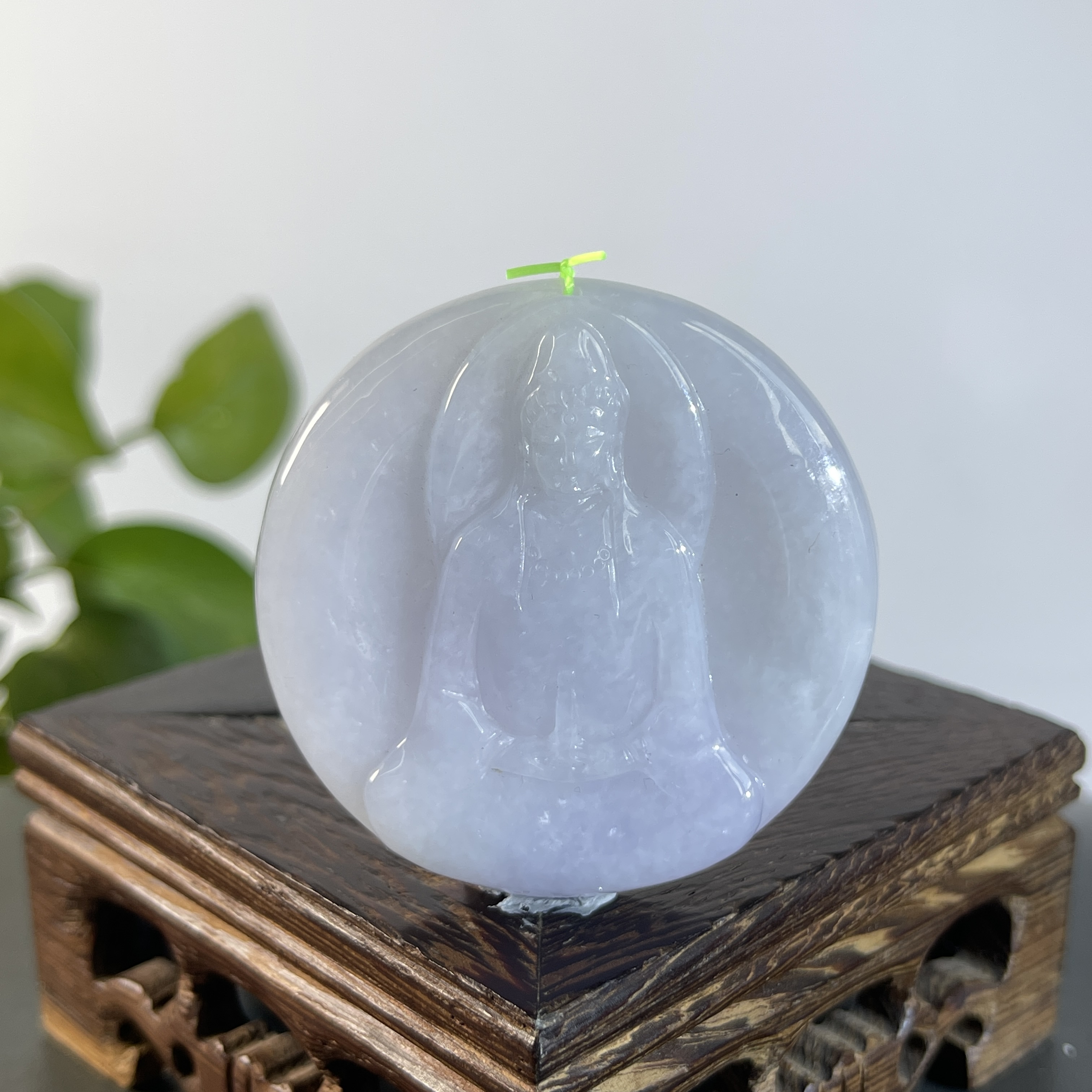 JSB25-61  天然缅甸翡翠A货  净瓶观音