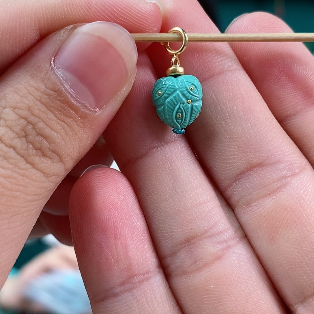 绿松石珠宝奇石未镶嵌