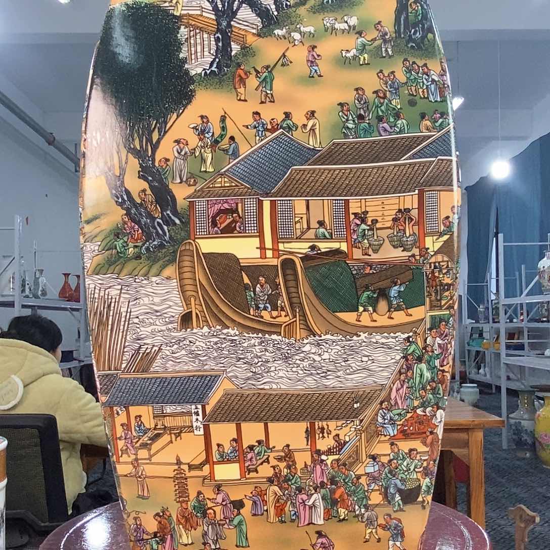 摆件景德镇陶瓷花瓶摆件