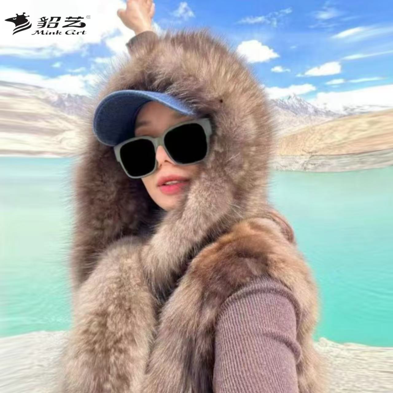 貂艺 Mink gifts  专属 | 【水貂发夹头饰合集】简约时尚水貂发箍