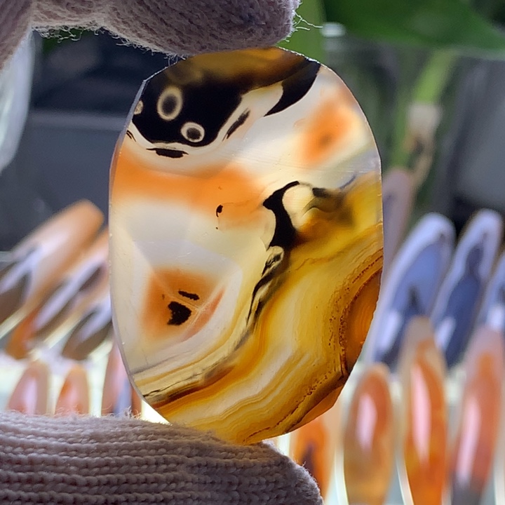 未镶嵌玛瑙/玉髓珠宝半成品149