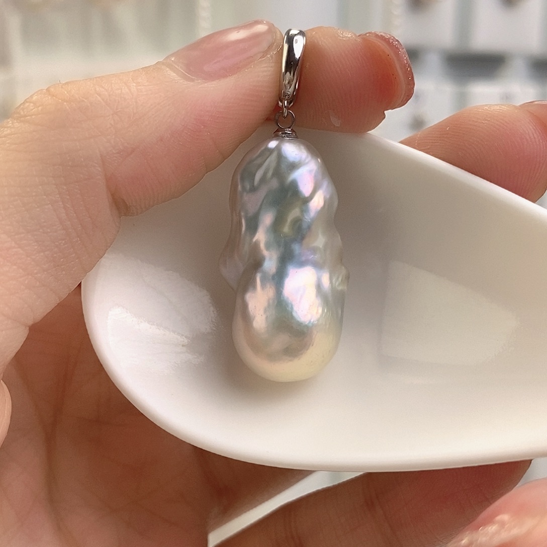 淡水珍珠颈饰合金
