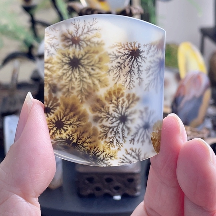 玛瑙/玉髓珠宝半成品未镶嵌金****髓