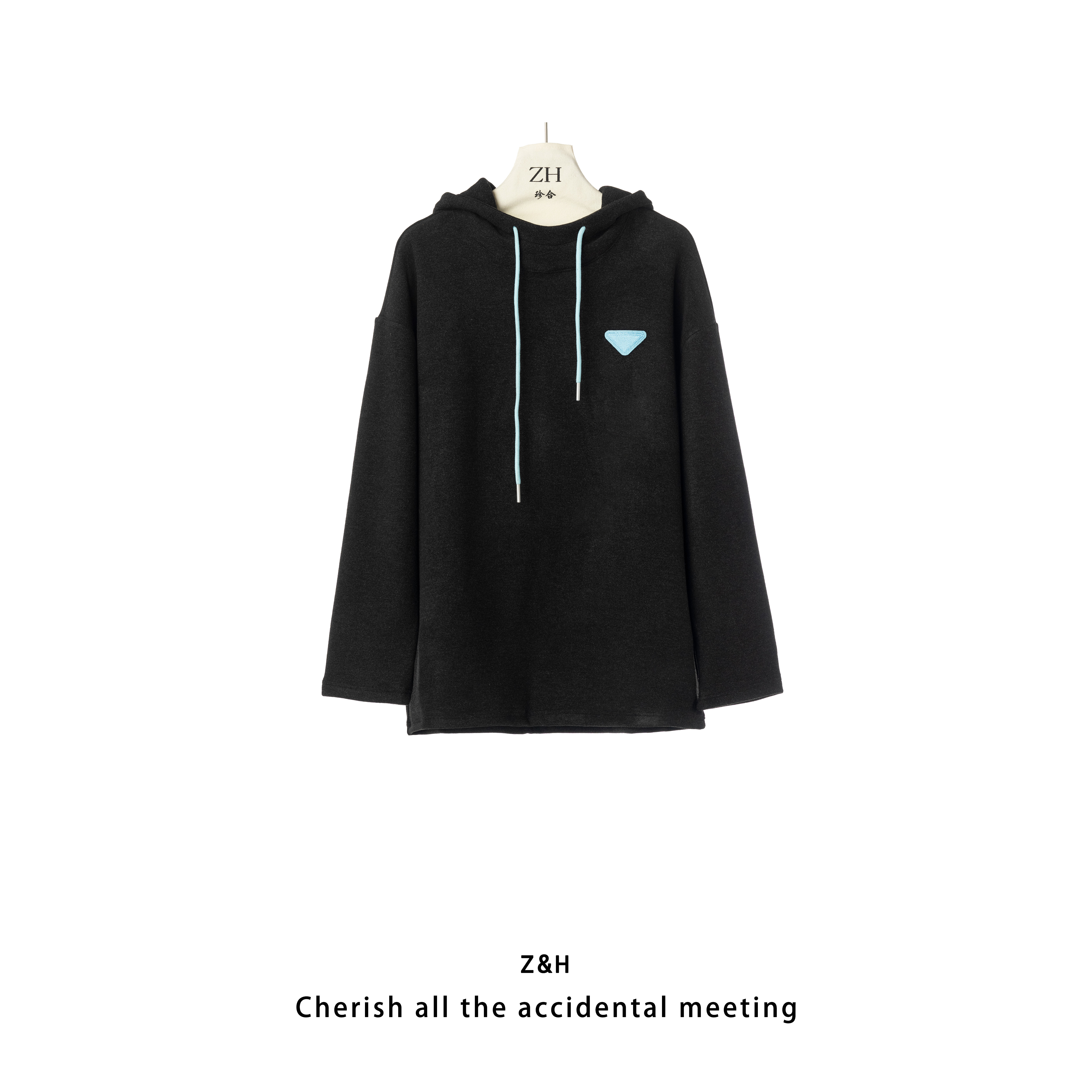 ZH【日落花园】 女连帽宽松型卫衣