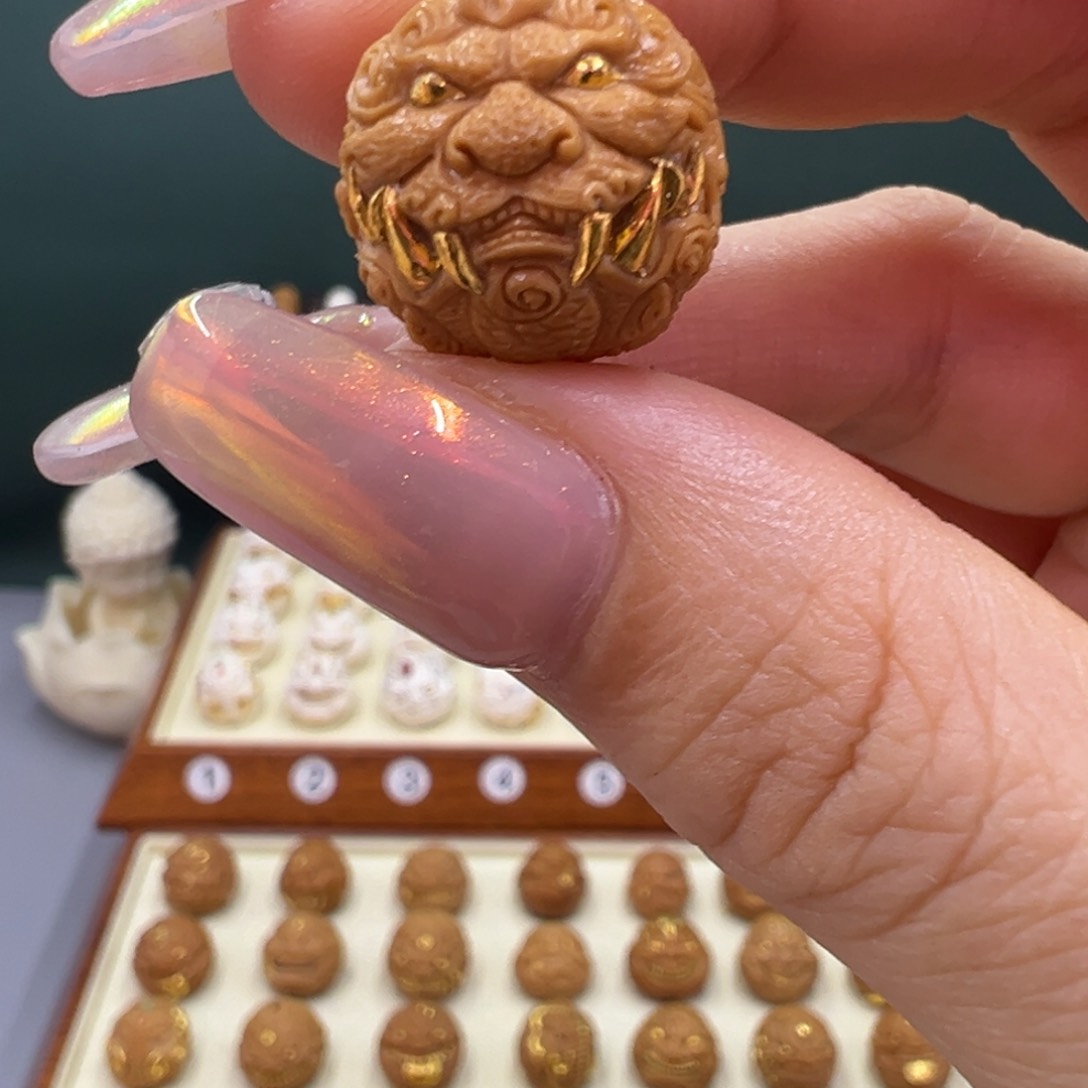 猴头核桃吊坠单颗