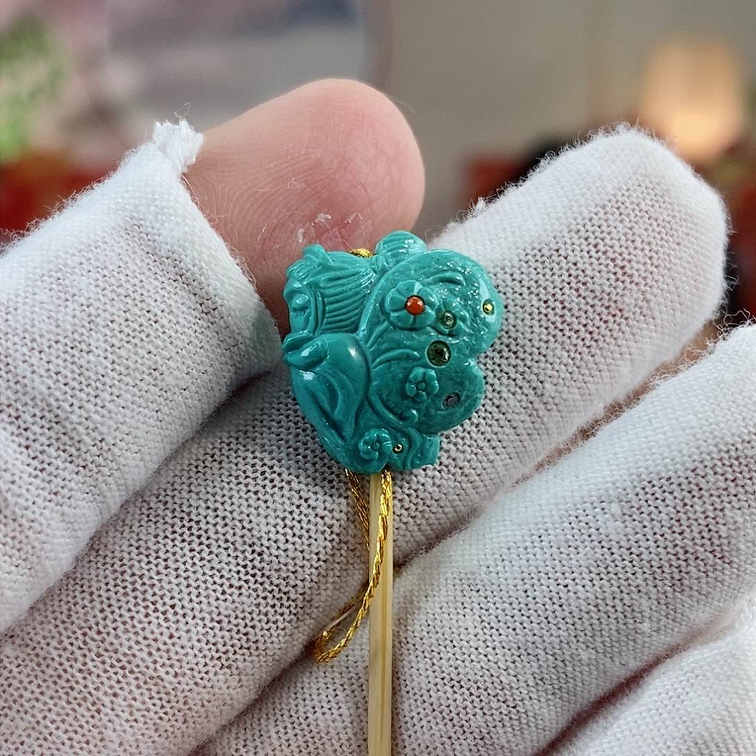 绿松石珠宝奇石未镶嵌