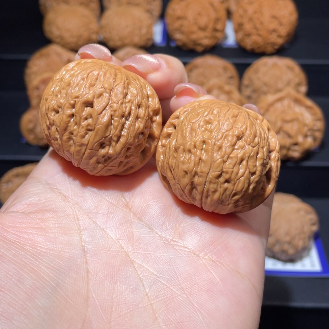 文玩核桃把件38铁锤