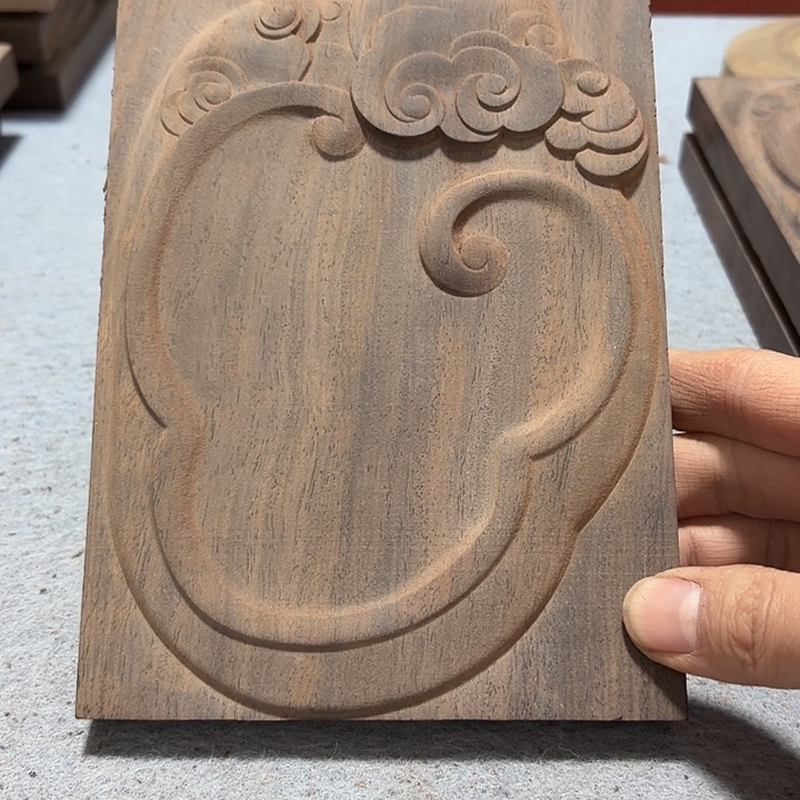 观***语风车木（黑檀木）瑕疵底座