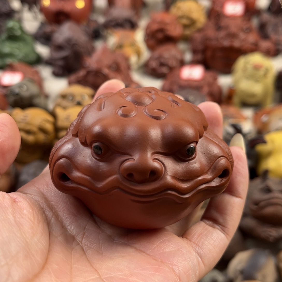 紫砂茶宠紫砂金蟾