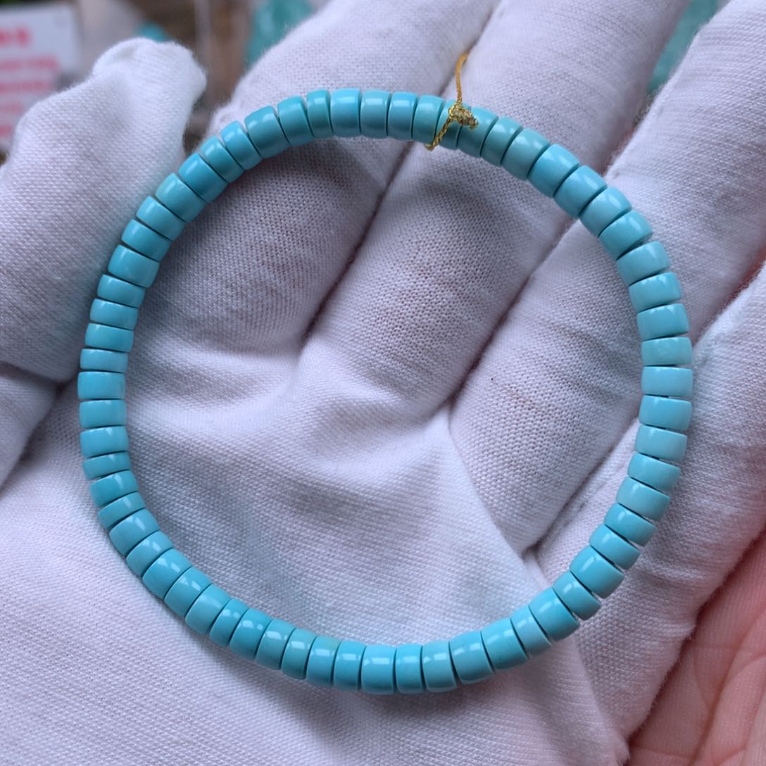 绿松石未镶嵌精品5mm