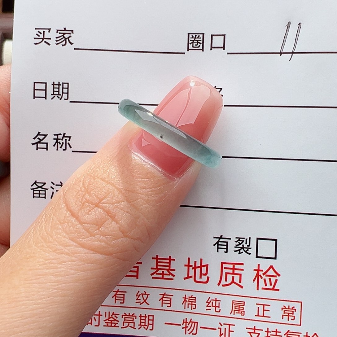 未镶嵌戒指翡翠海**盟戒指