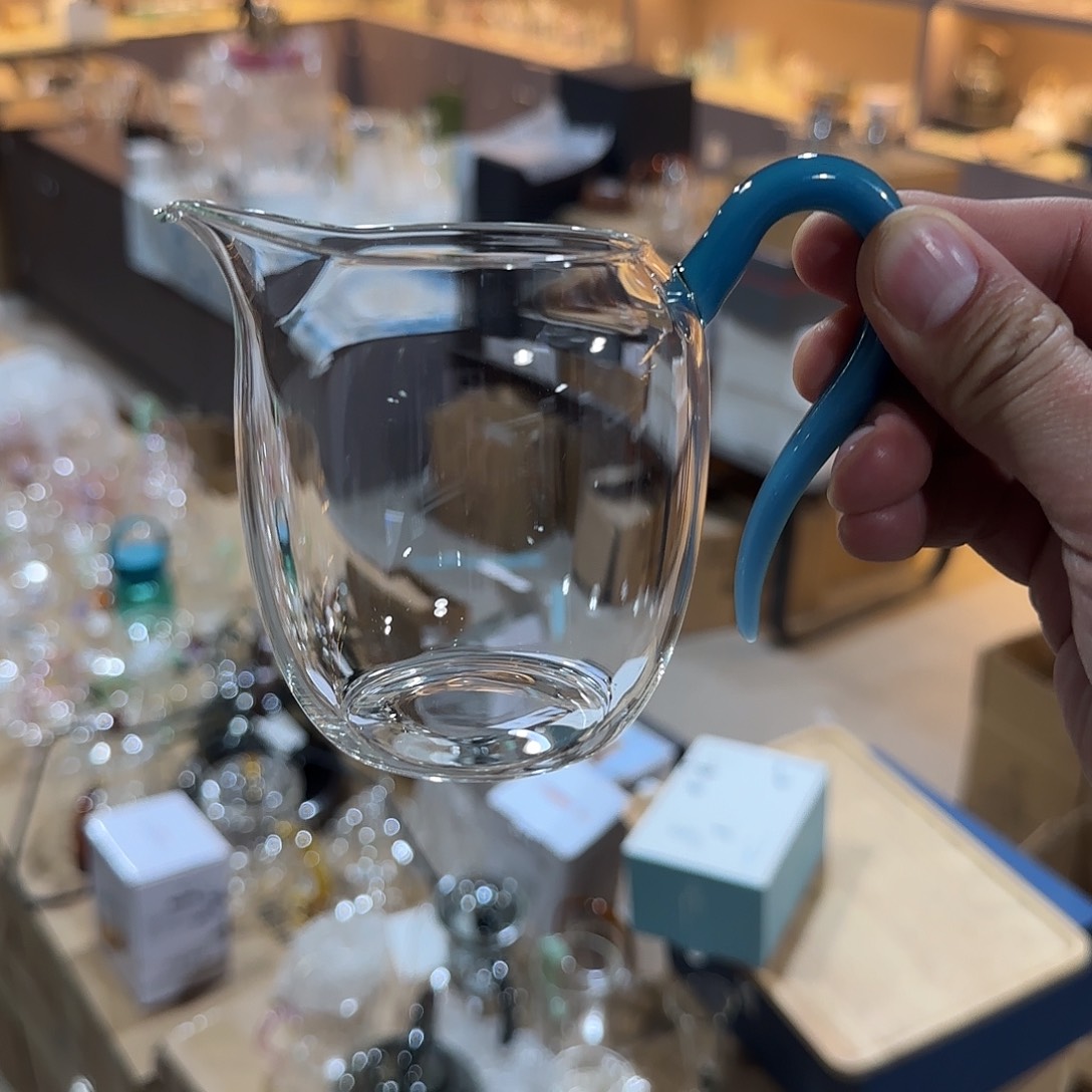 149号高硼硅蓝色公道杯