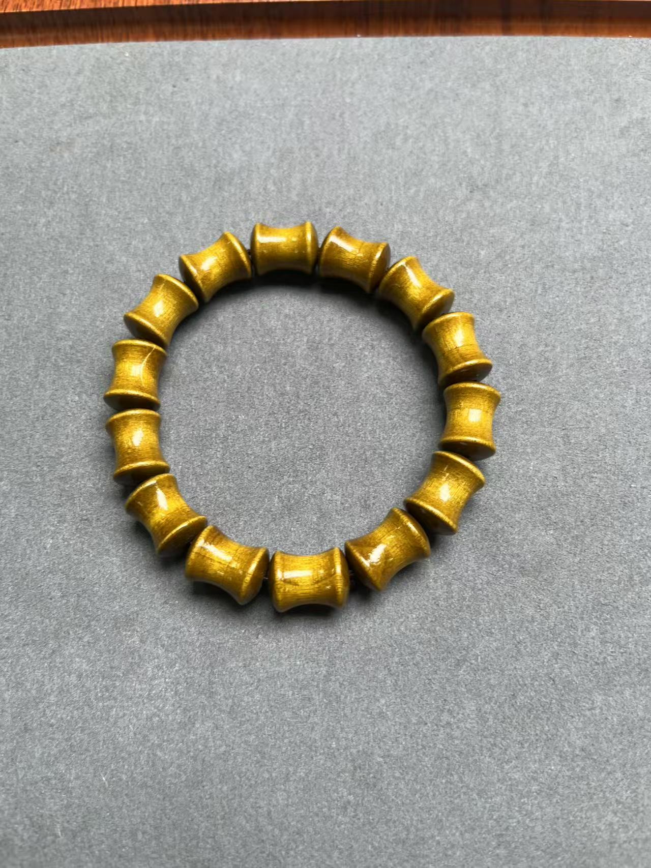 【辉宏玩物 】ZJ金丝小竹节 （不带礼盒）