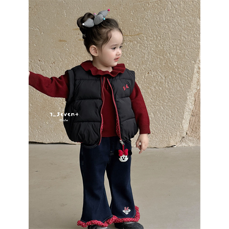 【波点米奇】7Seven·25冬~蝴蝶结两面羽汉服绒马汉服甲7356童装汉服