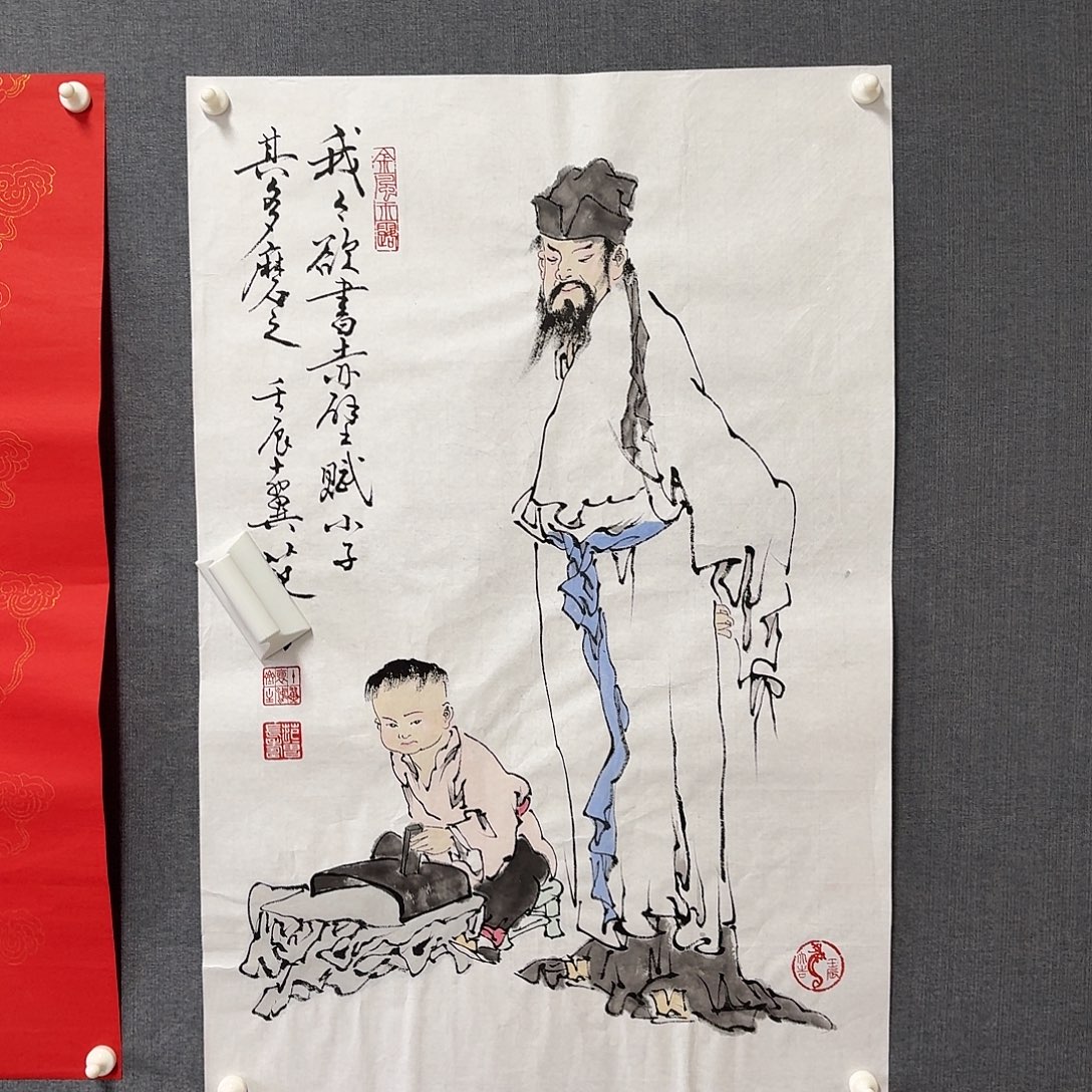 纯手绘作品年画优惠链接