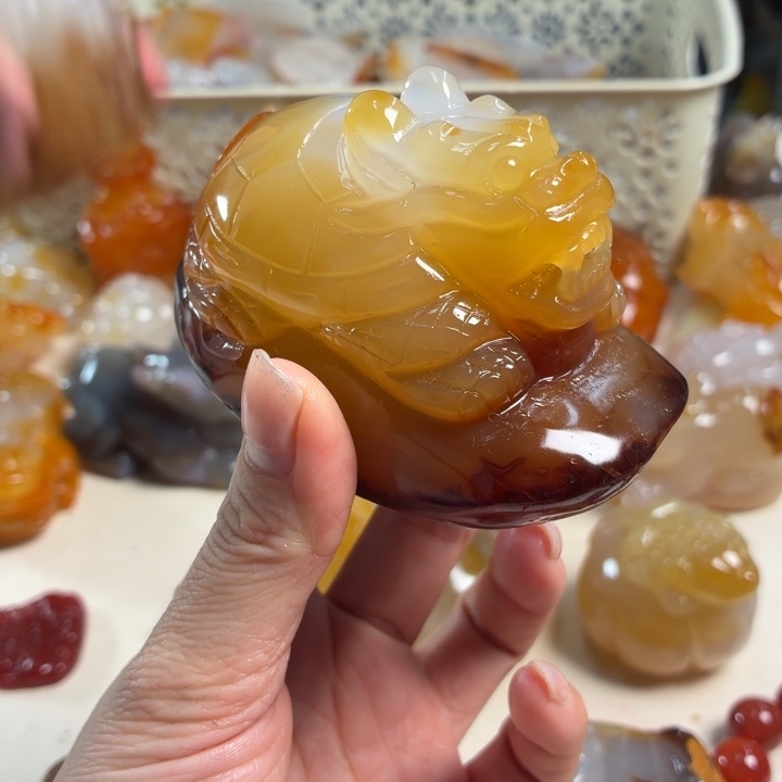 玛瑙/玉髓未镶嵌吊坠(不含链)