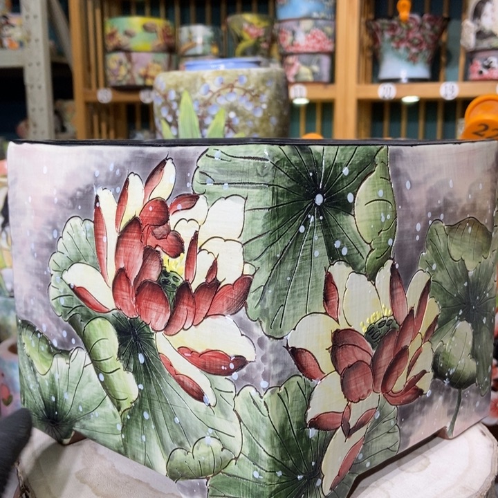 红陶景德镇艺术手绘作品