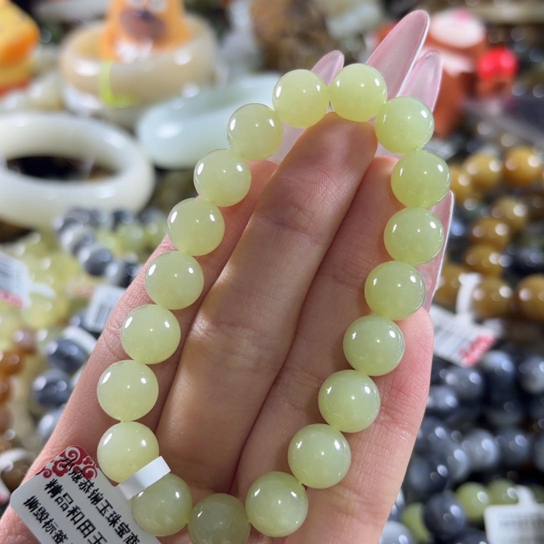 和田玉未镶嵌手链144