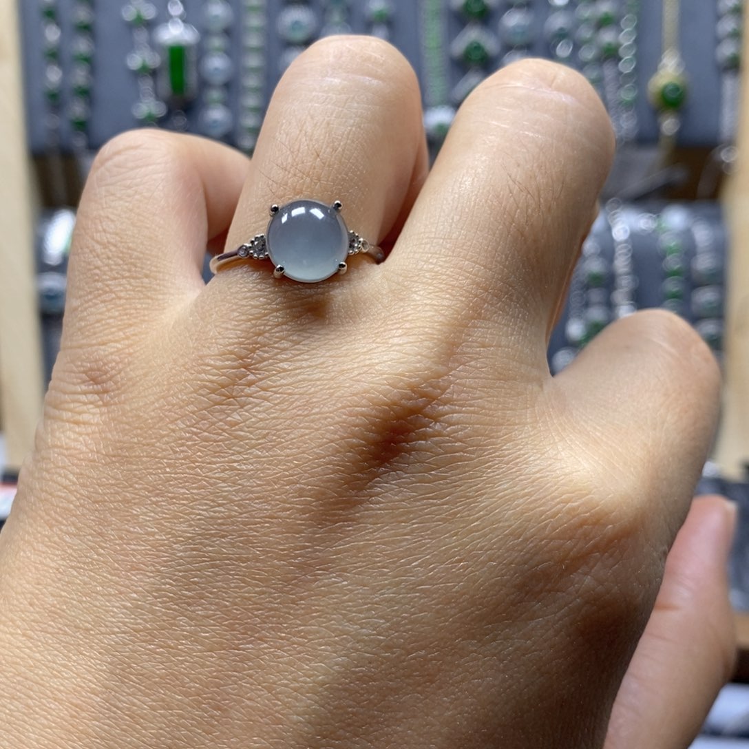 翡翠颈饰银S925镶嵌364无证书/假一赔四