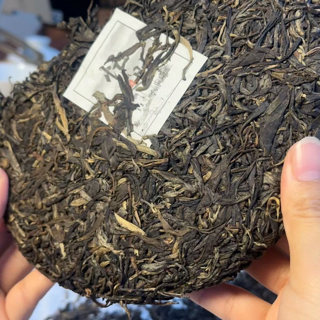 2014年忙肺头春  357克饼    