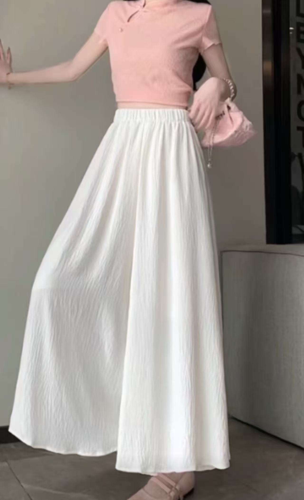 【5.25慧姐大码女装】2025新款裤子CC2323-7128