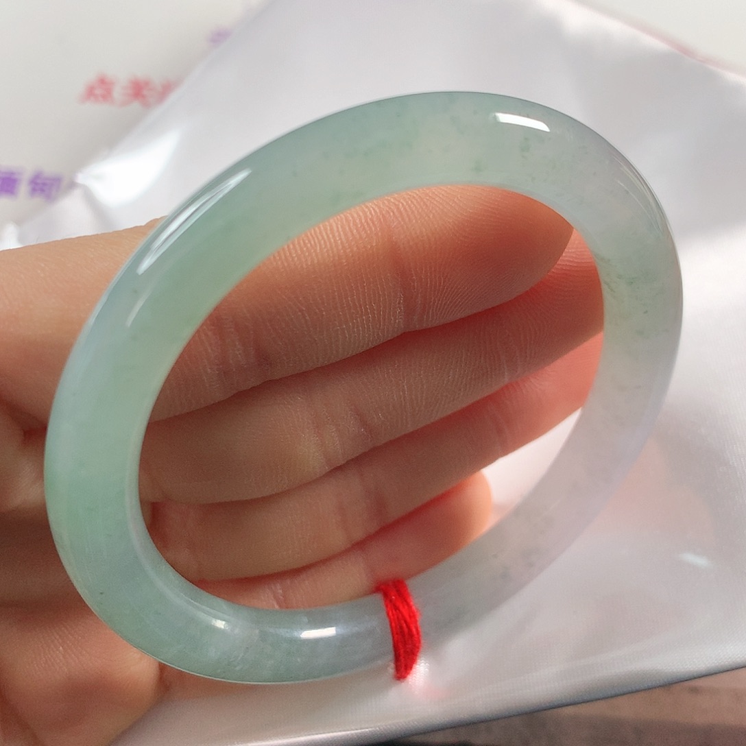 翡翠手镯未镶嵌 圆条①⑦②