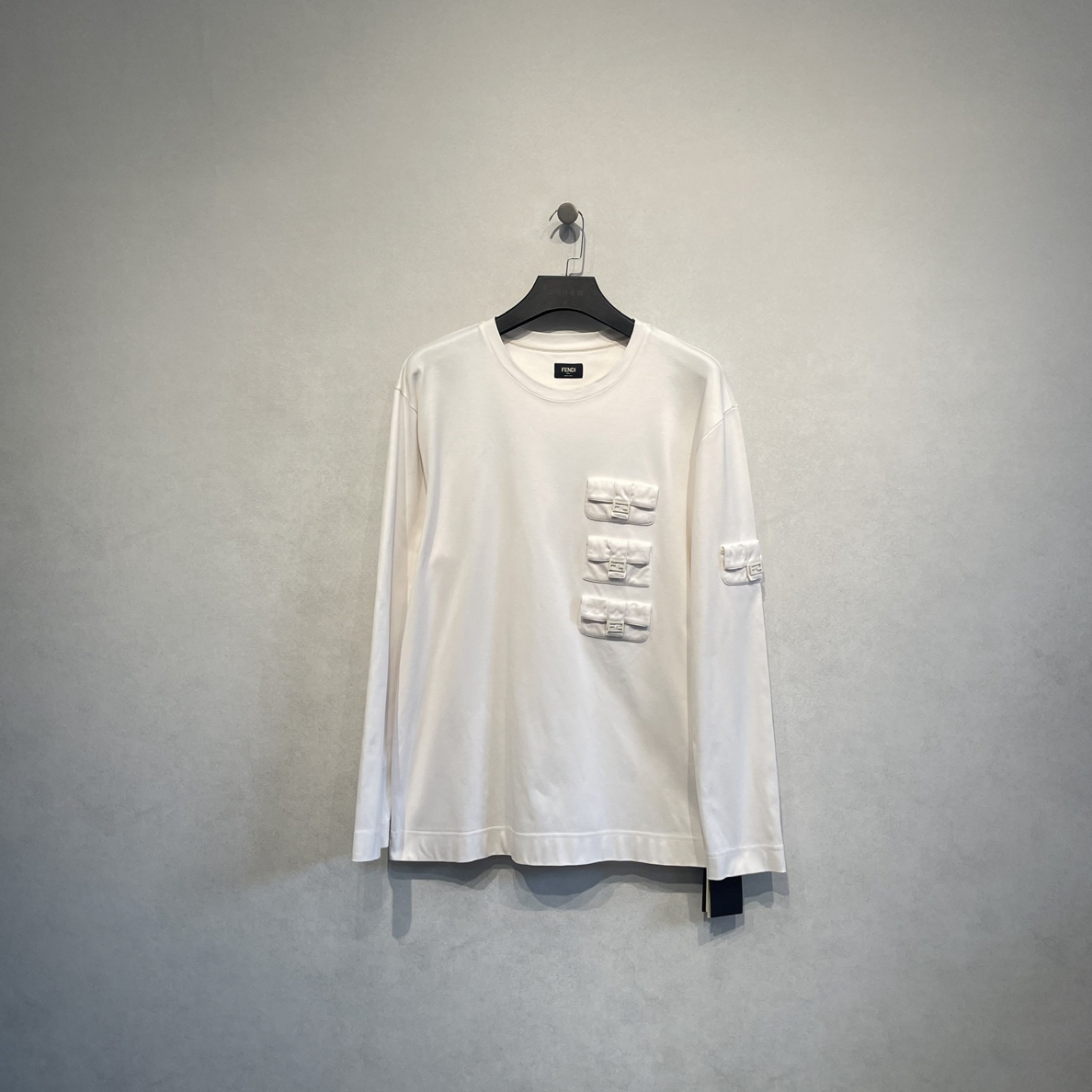 未使用 FENDI/芬迪 双F多口袋长袖T/XL码/DY216931