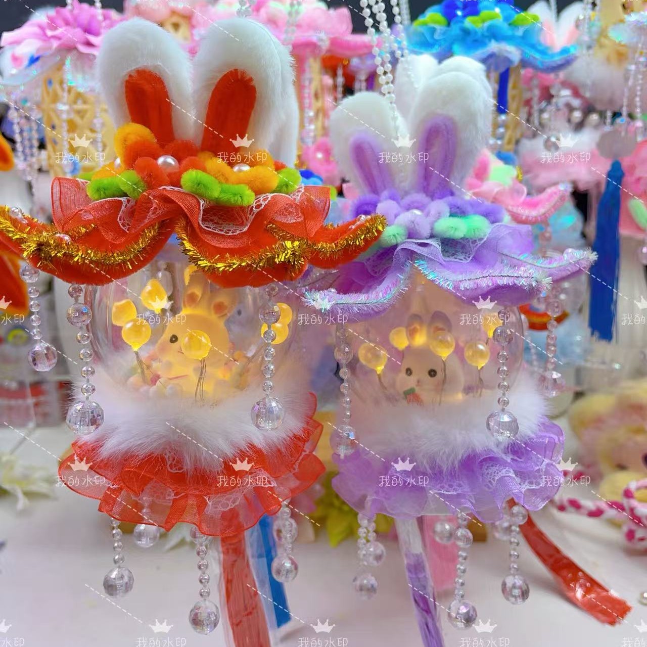 【娟子手作】2025中秋节兔子灯笼儿童玉兔diy手工材料包