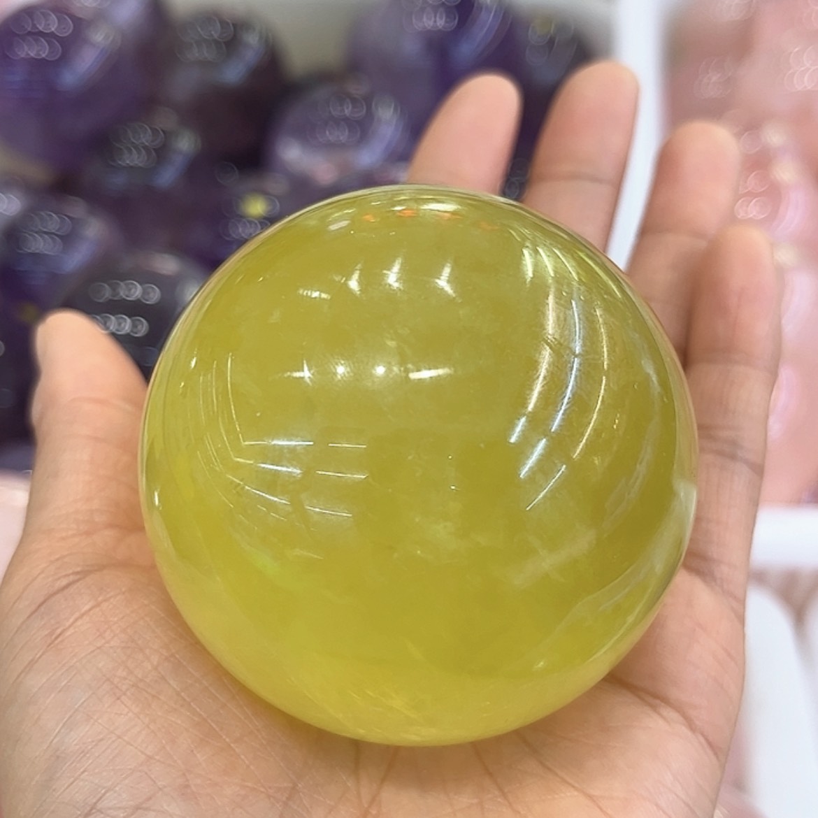 【闪购商品】水晶摆件球未镶嵌