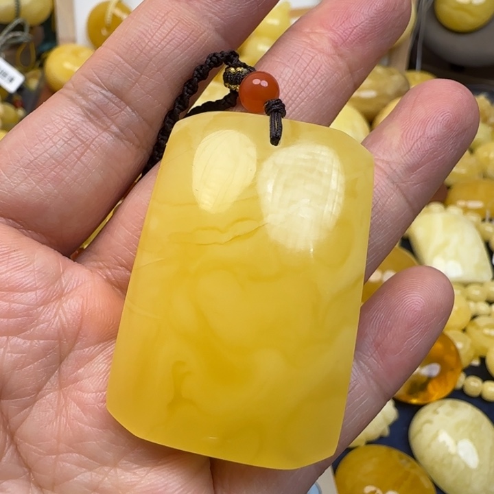 蜜蜡未镶嵌颈饰天然蜜蜡