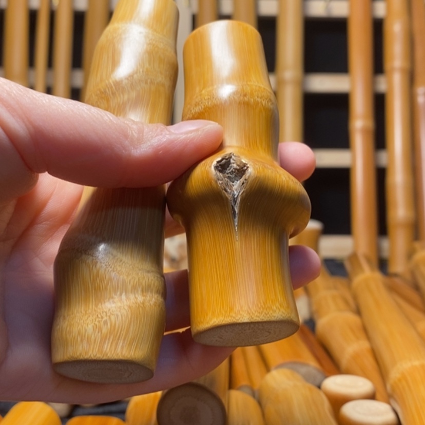 【闪购商品】扛****叔实心玉竹文玩手把件