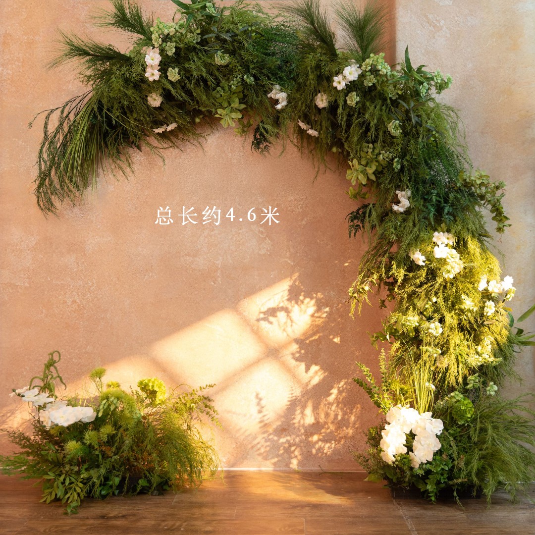 森系拱门花 拱门花材 摄影专用