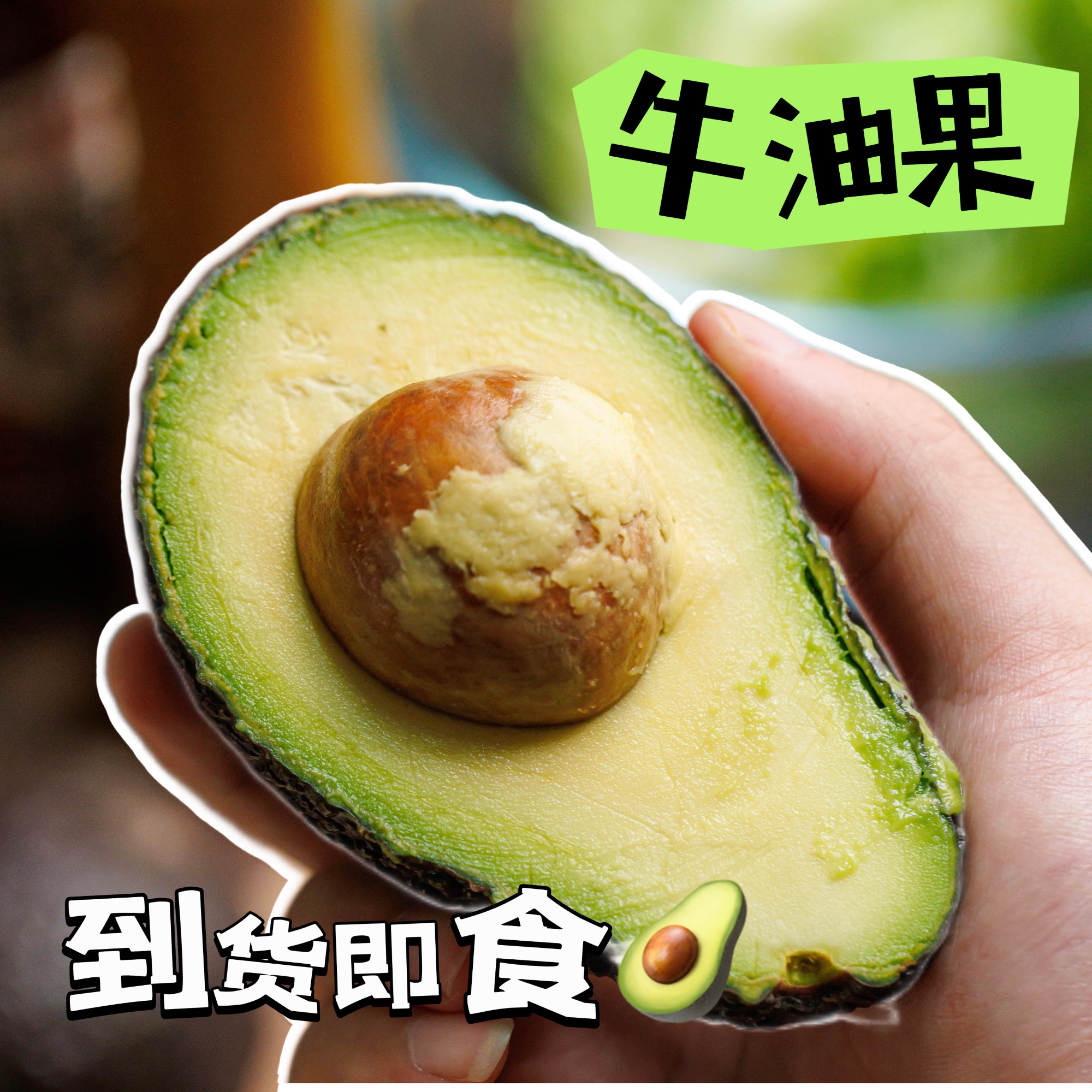 秘鲁进口哈斯即食牛油果 无需催熟 只有3天质保期 4个起 顺丰陆运