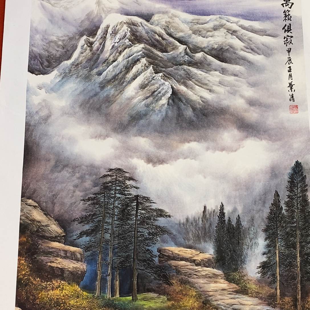 国画烽颇能感受其内在力量以及