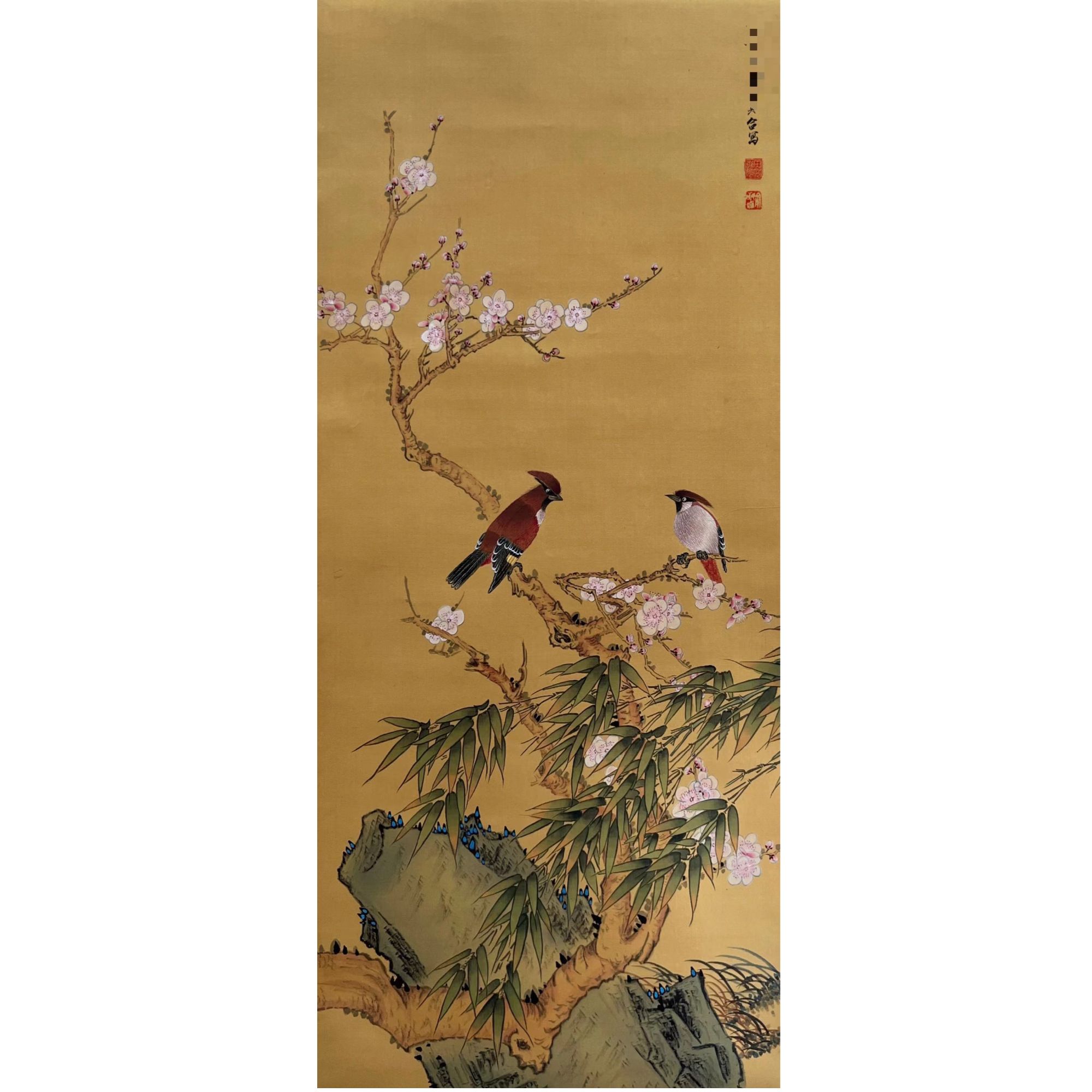 【第26场】田老师 3.5平尺 《花鸟》42*87.5L888