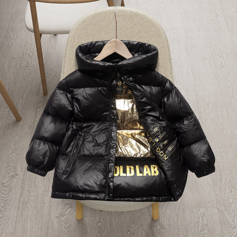 2025秋冬新款儿童绒服短款休闲厚款男童女童亲子装韩版加厚外套