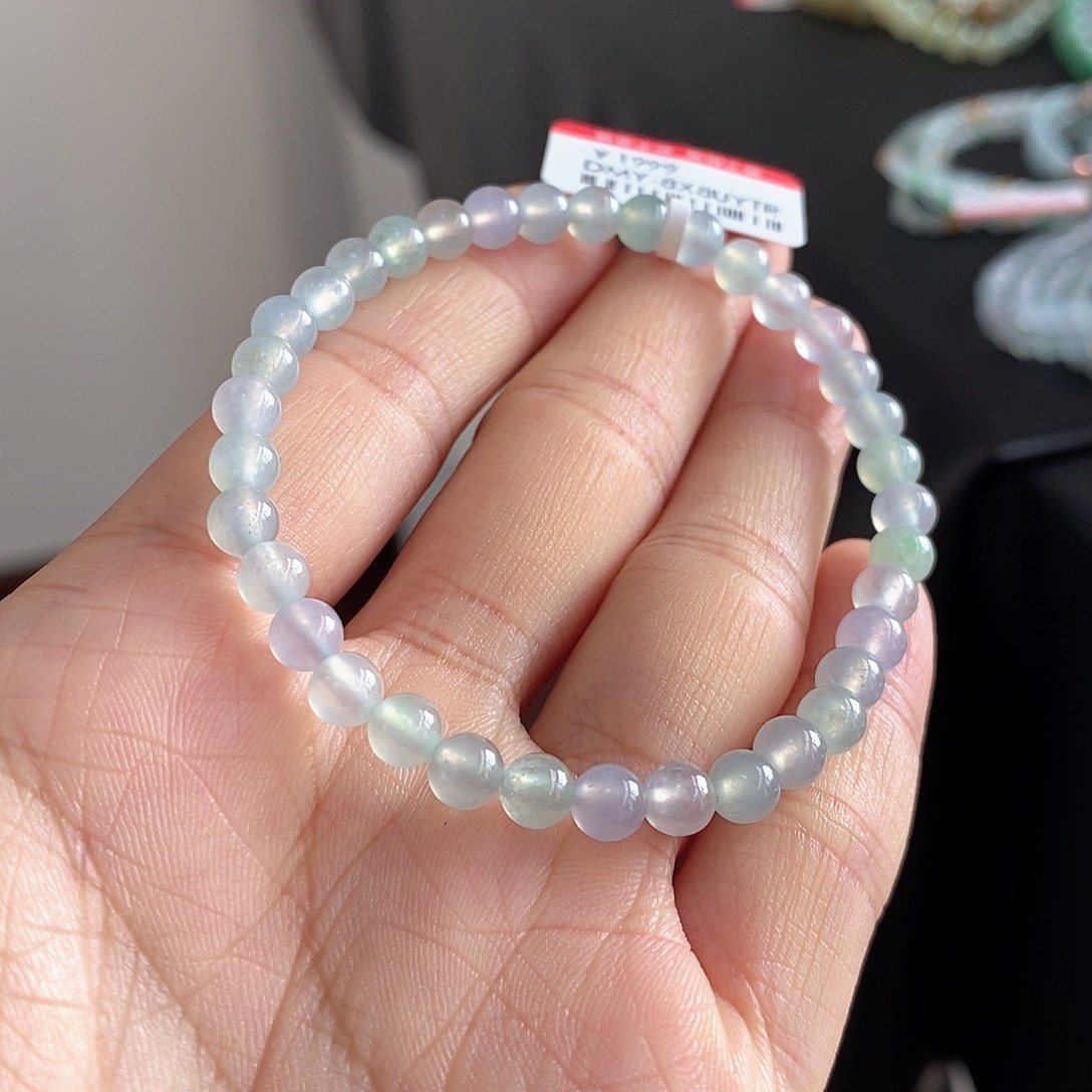 翡翠未镶嵌手链卡5.0