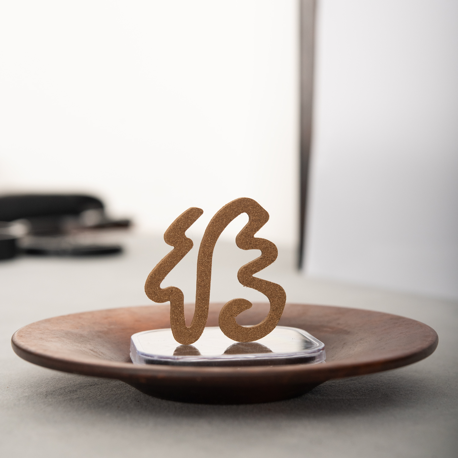 【弘伽楠】博白虎斑棋楠大福祥云1片  无粘粉祥云