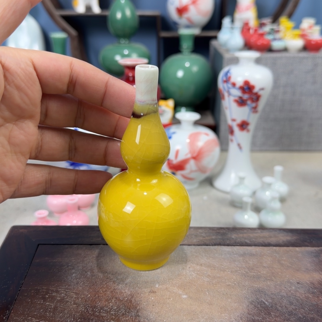 陶瓷手工小花器摆件