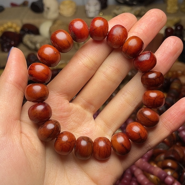 木质非金属微瑕1.4圆手串