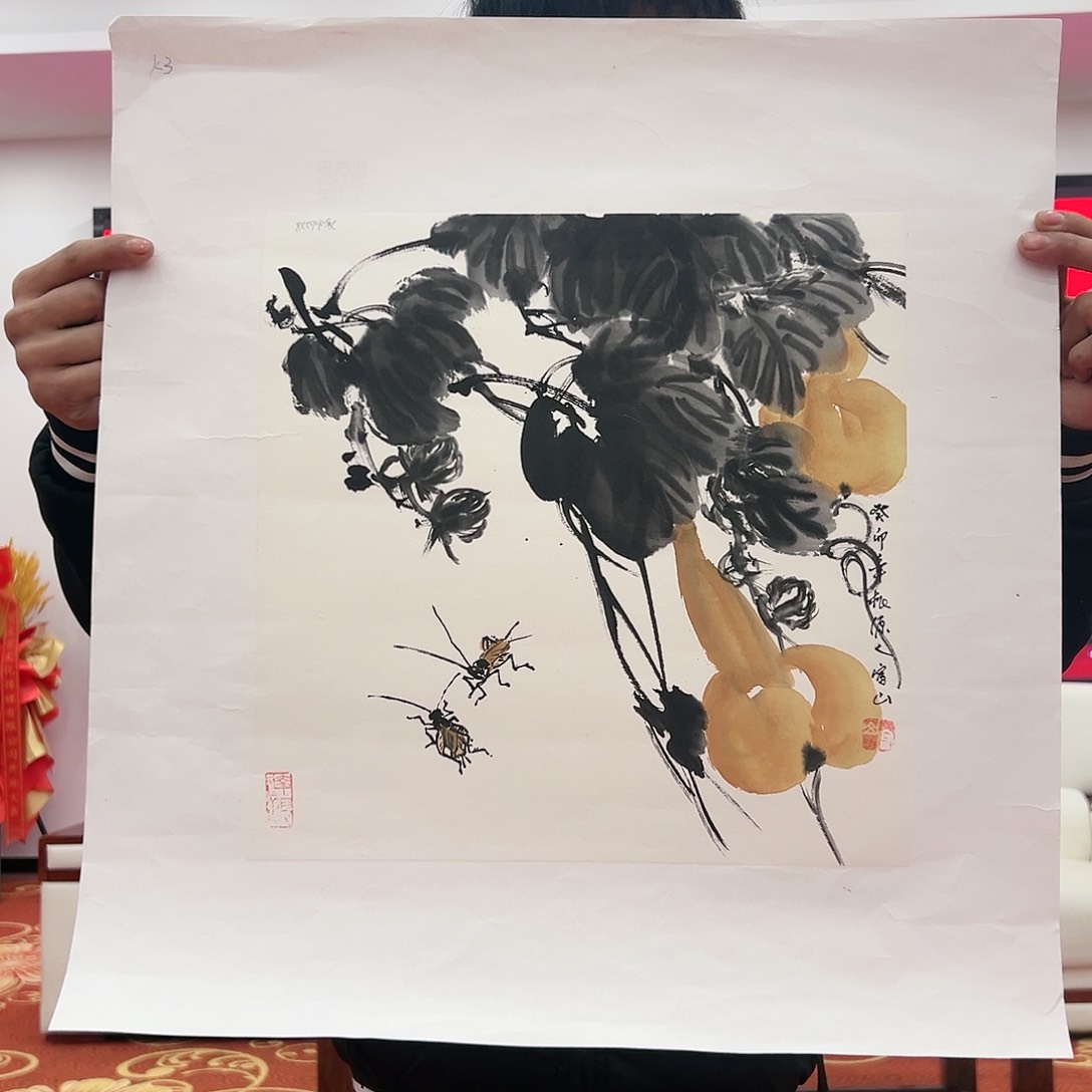 国画孙立芳展览原作