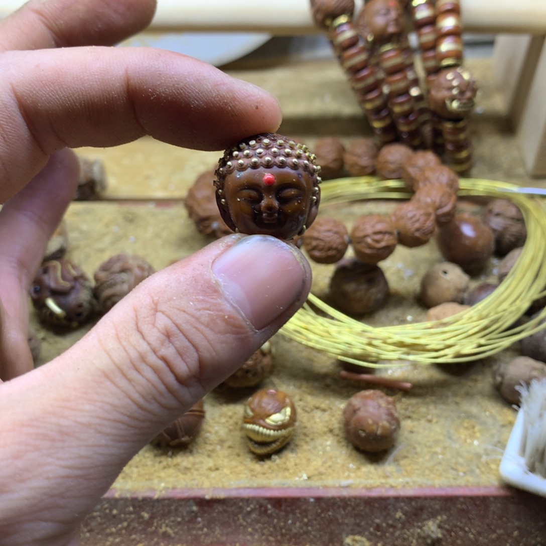 明***鱼紫金鼠吊坠宝宝佛18